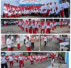 Photo of PC P2Tel Cabang Padang Melaksanakan Senam  KJS Rutin(28-8-2024)