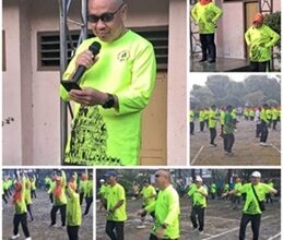 Photo of P2Tel Surabaya Barat Gelar Senam Bersama Pasca event SWN 2025