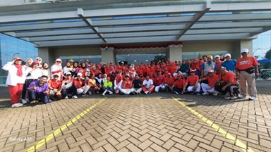 Photo of PC Sukabumi-Senam Bernuansa Merah Putih(18-08-2025)