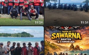 Photo of Touring Kolaborasi SBC TWA P2TEL Depok Ke Pantai Sawarna Banten