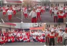 Photo of 117 Peserta KJS P2Tel Solo-1 Padati Sor Tower Gladag untuk Senam dan Pembinaan Mental
