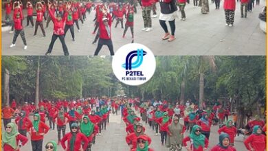 Photo of P2TEL Bekasi Timur & Bekasi Barat Kompak Bergerak-Senam Bersama-Sehat dan Pererat Silaturahmi